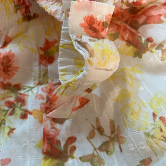 Sincerely Jules Floral Kids Dress - Yellow and Red - Picture 9 of 12